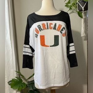 Miami Hurricanes womens jersey - NWT